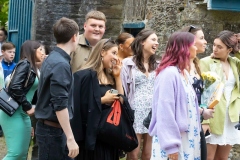 31/05/2022. Blackwater Valley Opera Festival. SCHOOLS NIGHT AT THE OPERA - Students enjoy a free, full scale dress rehearsal of Gluck's Orfeo ed Euridice in the grounds of Lismore Castle, Co. Waterford. Ireland's Summer Opera Festival runs until Monday June 6th, with 19 events over 7days. Highlights include the Irish Baroque Orchestra, CoisCéim Dance Theatre, concerts and recitals featuring Giovanni Bellucci, Maurice Steger, free open air recitals, and BVOF Voices of Ukraine - ticket proceeds to UNICEF. See blackwatervalleyoperafestival.com. Photograph: Patrick Browne