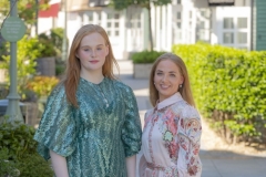 Soprano Eva Kavanagh performing at Kildare Village with Conor Prendeville and Ella Nagy, to mark the presentation of the inaugural Bríd Phelan Emerging Talent Award. The event celebrates one month to go until Blackwater Valley Opera Festival (27 May - 2 June 2025 www.blackwatervalleyopera.ie). Photo credit:Mark Reddy