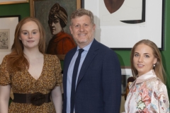 PHOTO CAPTION (KV Opera 087)Soprano Eva Kavanagh (Bríd Phelan Emerging Talent 2025), Kildare Village Business Director, Victor Biffi Rosano, and pianist Ella Nagy Kildare Village. Blackwater Valley Opera Festival (27 May - 2 June 2025 www.blackwatervalleyopera.ie). Photo credit:Mark Reddy