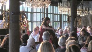 Cello Recital with chandeliers
