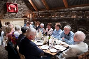 Dinner At Dromore Yard cooked by chef Rose Greene