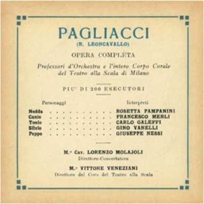 Pagliacci music cover