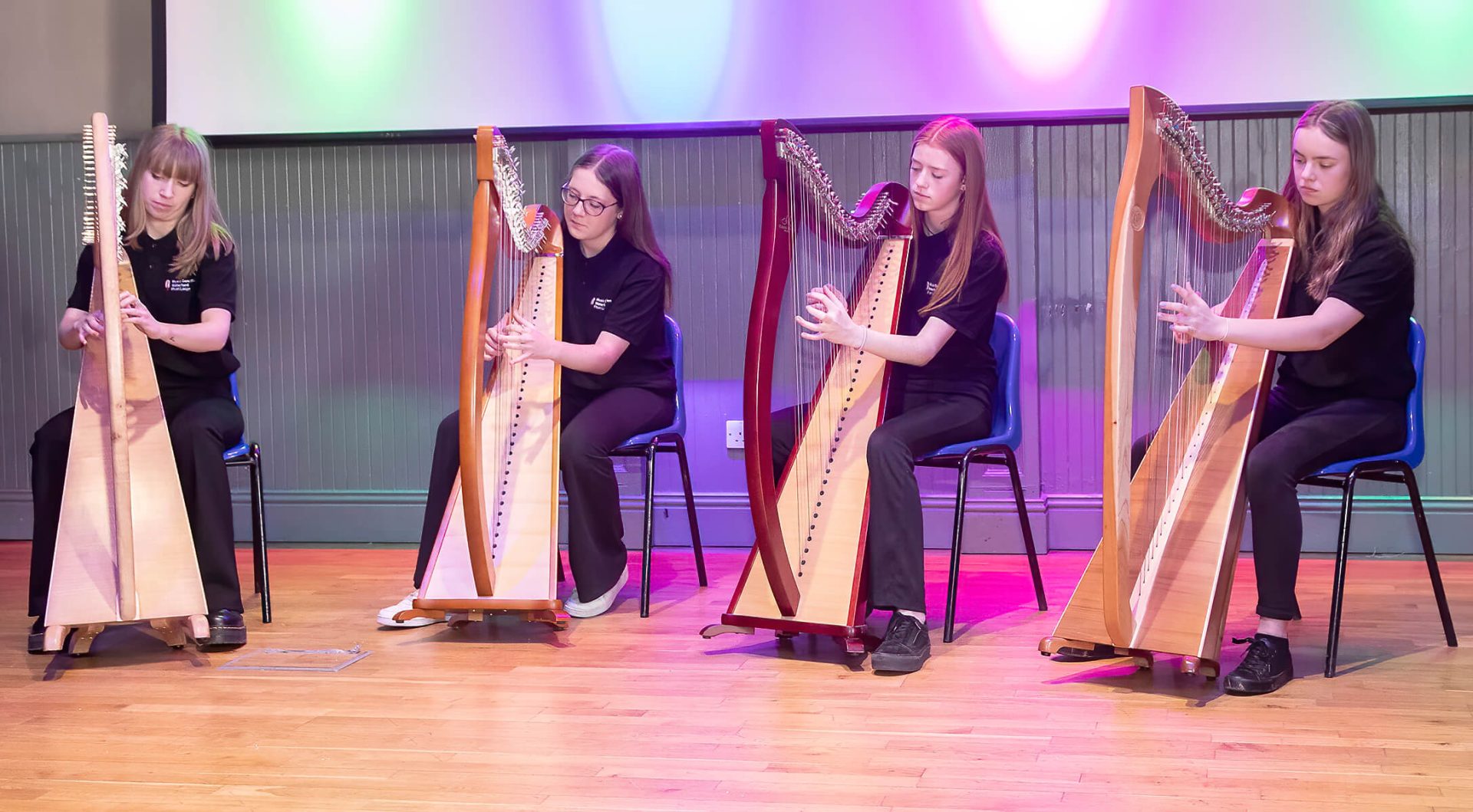 teenage harpists